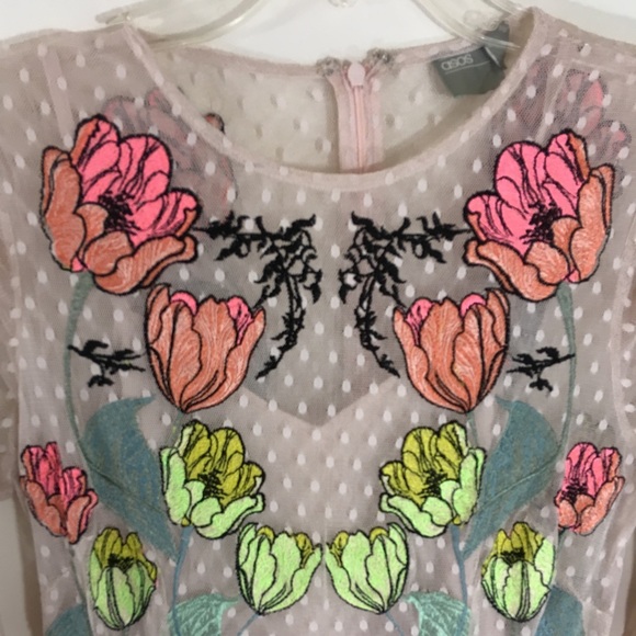 asos edition maternity embroidered floral maxi dress in dobby spot